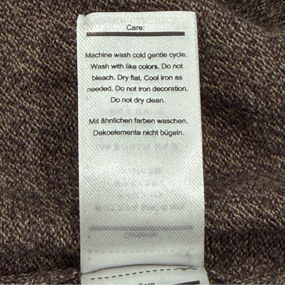 Smartwool Sweater Men Large Merino Wool Blend Sparwood Brown 1/4 Zip SW016427 - Picture 9 of 10